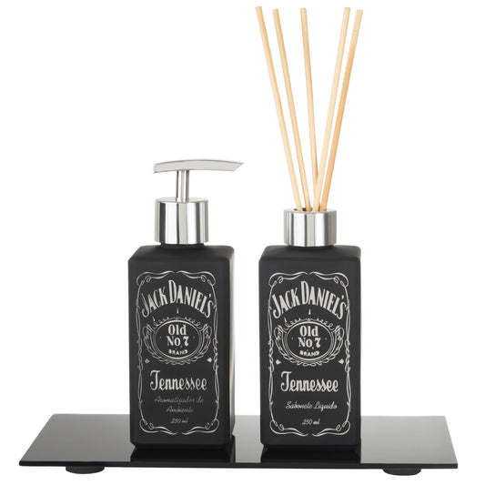 Kit Frascos Completo Square Jack Daniels 250ml